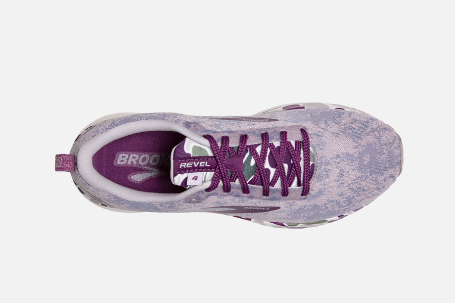 Brooks Revel 4 Road Running Shoes - Womens - Purple/White - UE9724601